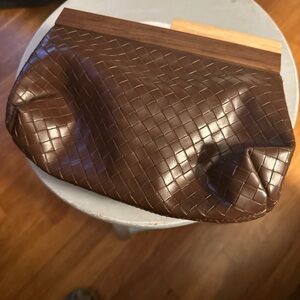 Cute wood woven purse